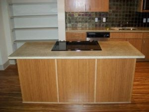 Design District - Hardwood and Concrete Floors #029 - Kitchen Island 