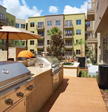 Uptown Dallas - Apartments on The Katy Trail #044 - Grilling Area
