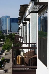 Uptown Dallas - Quadrangle Area Apartments #046 - Balconies