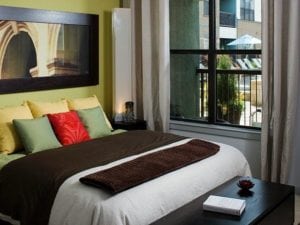 Uptown Dallas - Quadrangle Area Apartments #046 - Bedroom