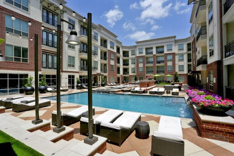 Uptown Dallas - Apartments Near West Village #079 - Pool View 