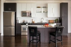Uptown Dallas - West Village High Rise #106 - Modern Kitchen Island