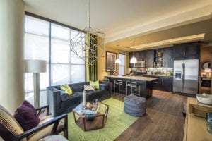 Uptown Dallas - Carlisle Street High Rise #109 - Living Room