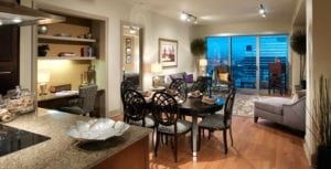 Uptown Dallas - Stunning Uptown High Rise #006 - View From Kitchen