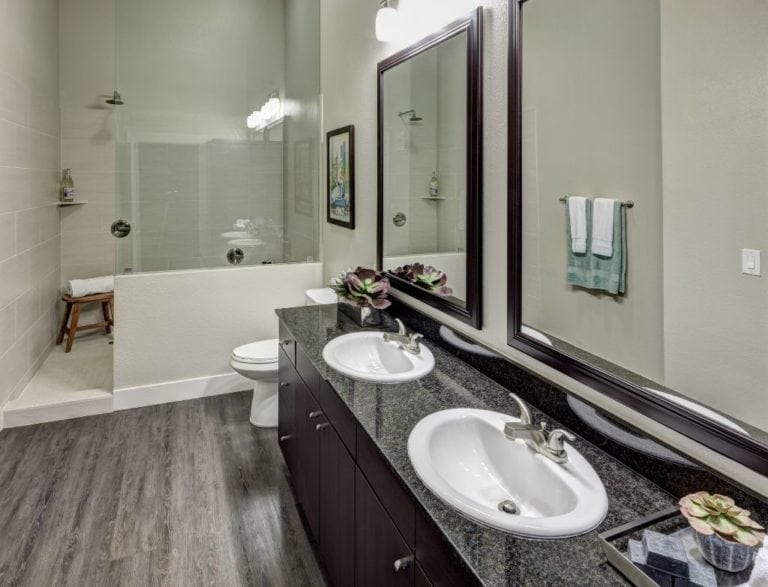 Oak Lawn - Modern Oak Lawn Apartments #095 - Dual Vanity Bathroom