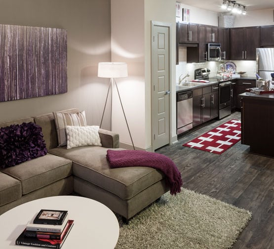 Downtown Dallas - Trinity Groves Apartments #119 - Living Room